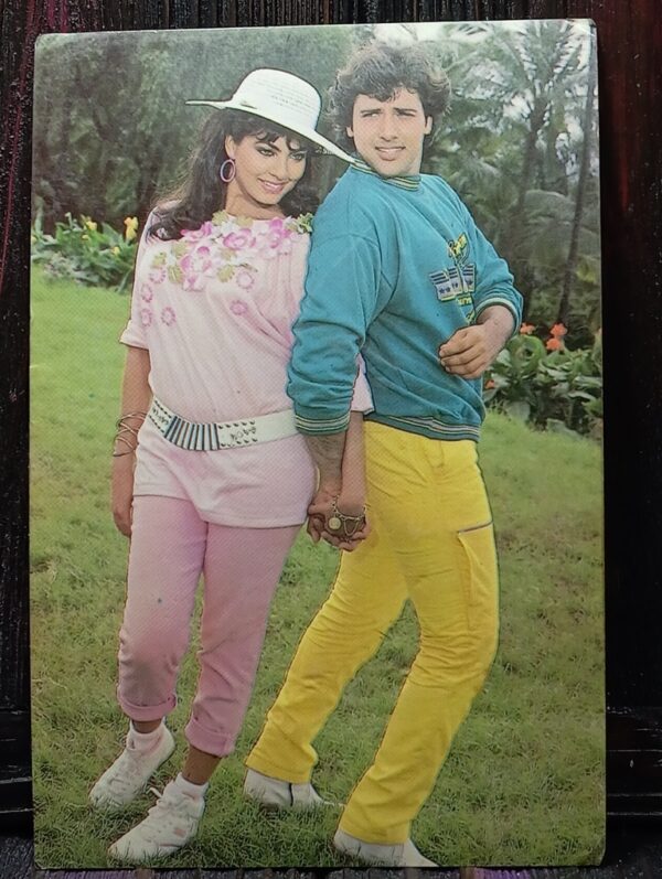 Kimi Katkar Govinda* Vintage Bollywood Postcard * (Ruby) (546)