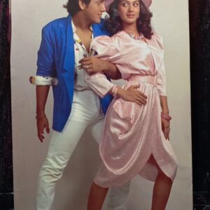 Meenakshi Seshadri Govinda* Vintage Bollywood Postcard * (PC) (590)
