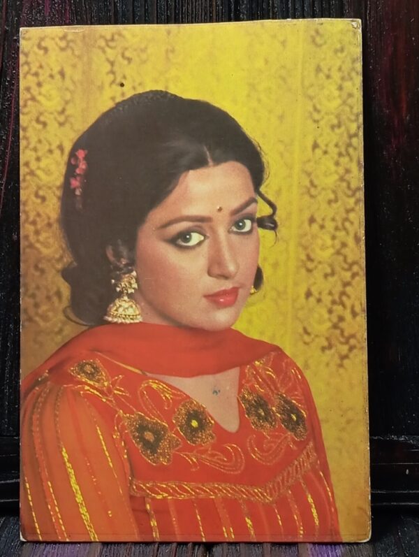 Hema Malini * Vintage Bollywood Postcard * (Venus) (f-221)