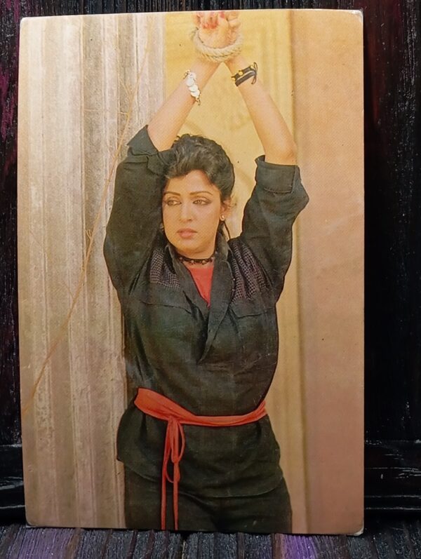 Hema Malini * Vintage Bollywood Postcard * (Ruby) (369)