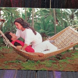 Hema Malini Dharmendra * Vintage Bollywood Postcard * (Ruby) (115)