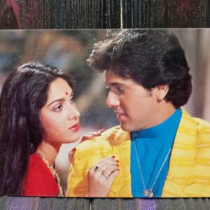 Meenakshi Seshadri Govinda* Vintage Bollywood Postcard * (BAP) (1427)