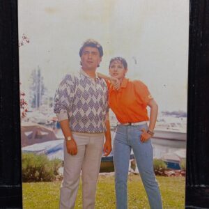 Sridevi Rishi Kapoor * Vintage Bollywood Postcard * (BAP) (1279)