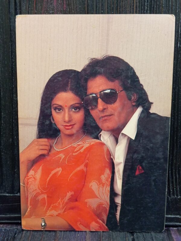 Sridevi Vinond Khanna * Vintage Bollywood Postcard * (RC) (PC-1149)