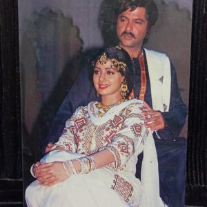 Sridevi Anil Kapoor * Vintage Bollywood Postcard * (RS) (PC-1863)