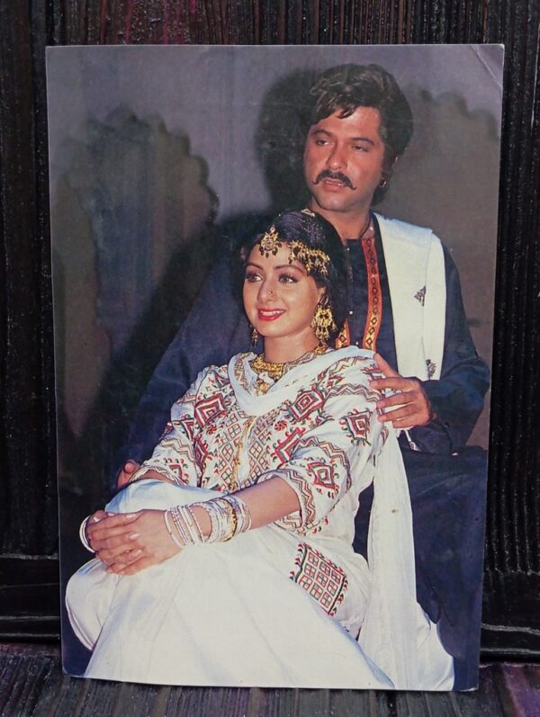 Sridevi Anil Kapoor * Vintage Bollywood Postcard * (RS) (PC-1863)