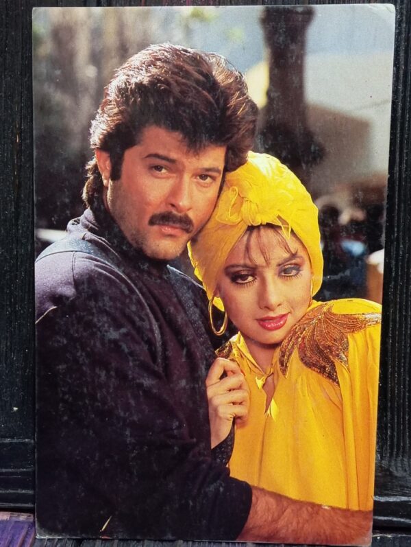Sridevi Anil Kapoor * Vintage Bollywood Postcard * (BAP) (1429)
