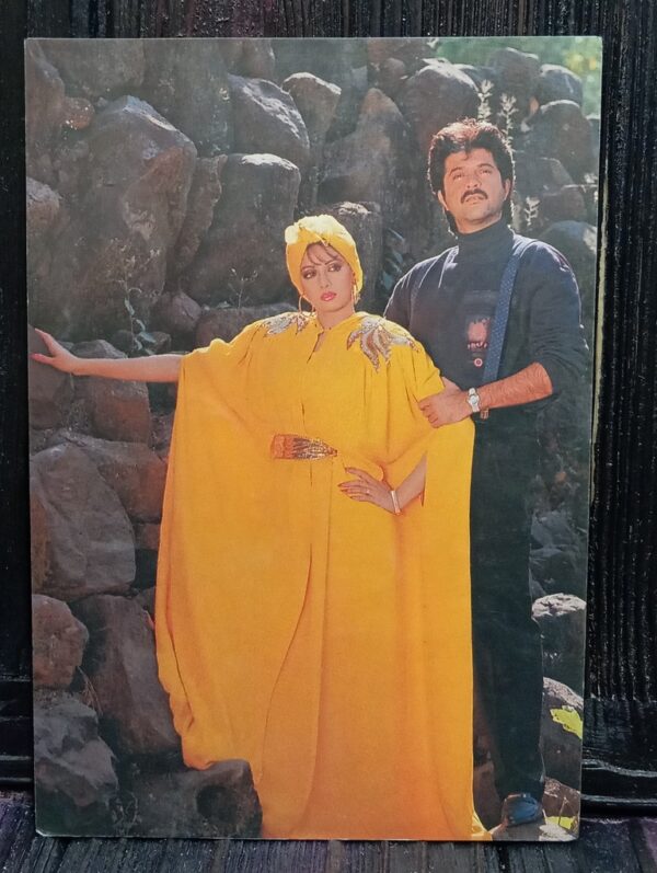 Sridevi Anil Kapoor * Vintage Bollywood Postcard * (PC) (PC-1330)