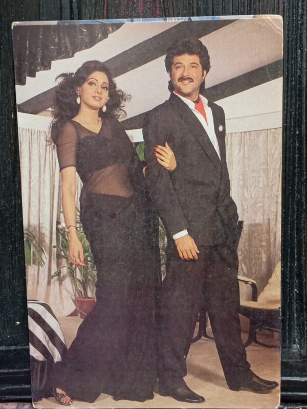 Sridevi Anil Kapoor * Vintage Bollywood Postcard * (NCC) (2701)