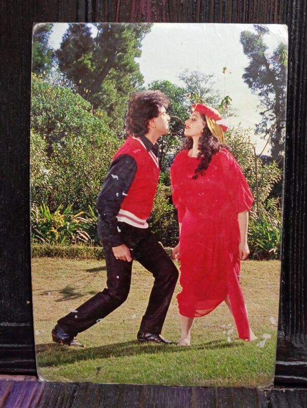 Sridevi Jeetendra * Vintage Bollywood Postcard * (BAP) (801)