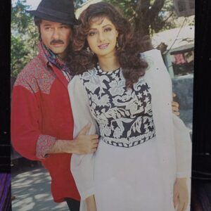 Sridevi Anil Kapoor * Vintage Bollywood Postcard * (BAP) (2457)