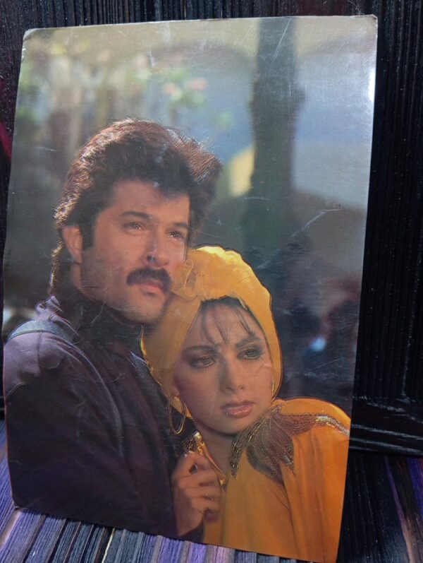 Sridevi Anil Kapoor * Vintage Bollywood Postcard * (Ruby) (WN)