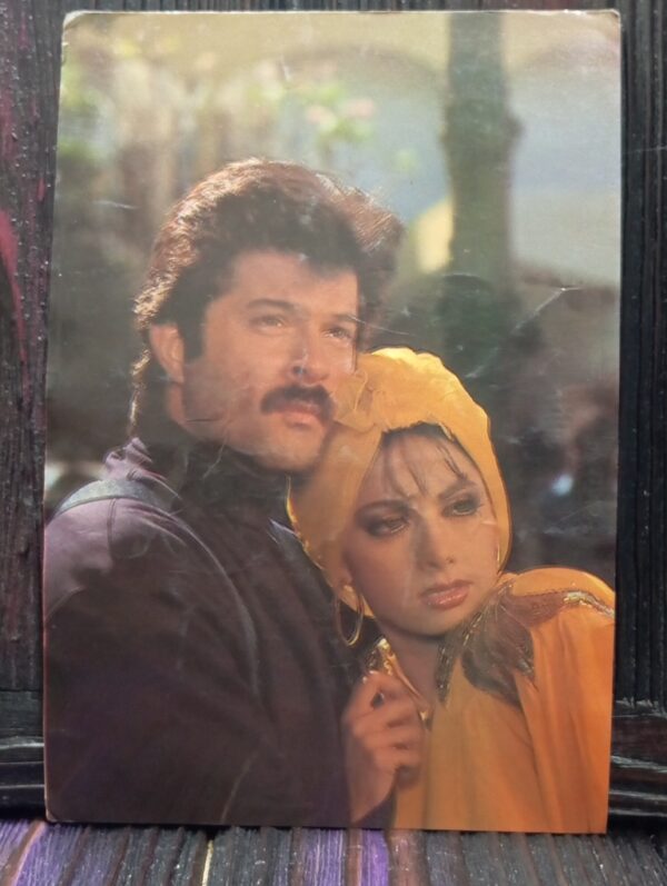 Sridevi Anil Kapoor * Vintage Bollywood Postcard * (Ruby) (WN) - Image 2