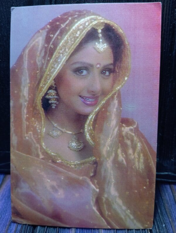 Sridevi * Vintage Bollywood Postcard * (WN) (WN)
