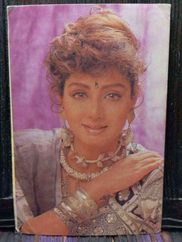 Sridevi * Vintage Bollywood Postcard * (Dawn) (PC-675)