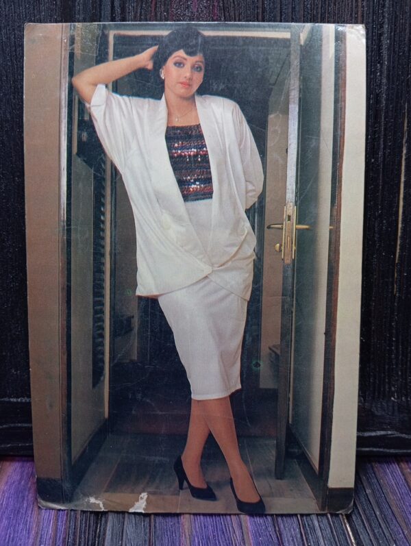 Sridevi * Vintage Bollywood Postcard * (RC) (PC-871)