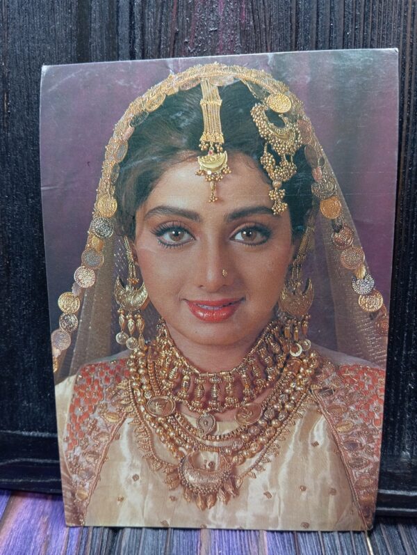 Sridevi * Vintage Bollywood Postcard * (RS) (PC-1477)