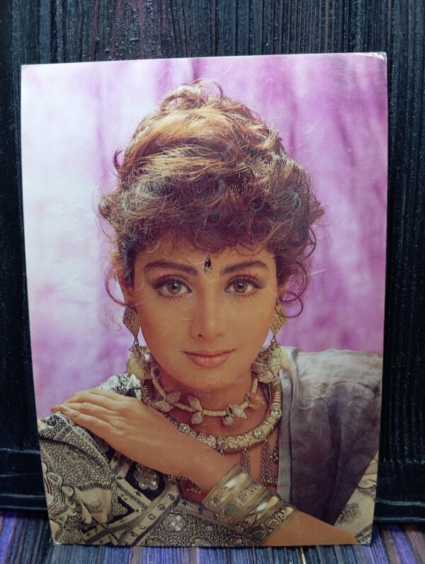 Sridevi * Vintage Bollywood Postcard * (RS) (PC-1358)