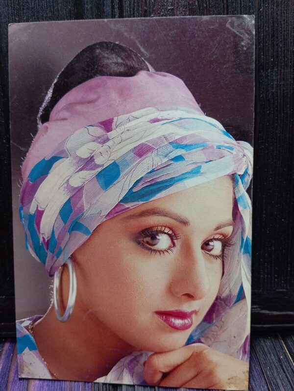 Sridevi * Vintage Bollywood Postcard * (BAP) (1362)