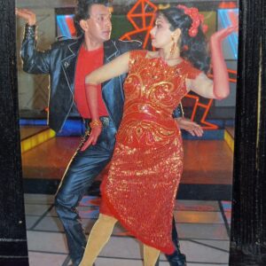 Sridevi Mithun Charaborty * Vintage Bollywood Postcard * (RC) (PC-587)