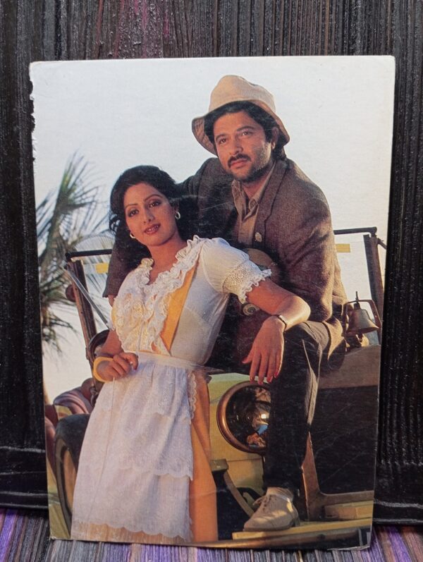 Sridevi Anil Kapoor * Vintage Bollywood Postcard * (RS) (PC-890)