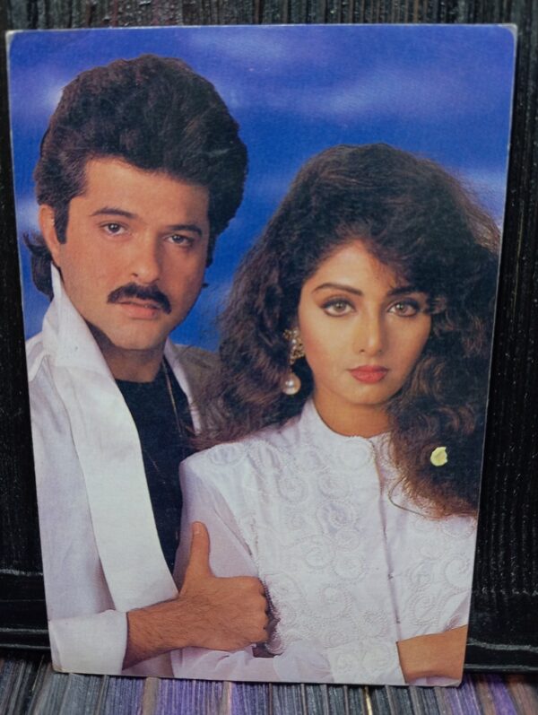 Sridevi Anil Kapoor * Vintage Bollywood Postcard * (RS) (PC-1858)