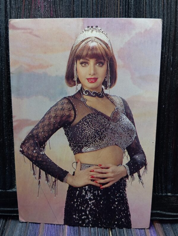 Sridevi * Vintage Bollywood Postcard * (BAP) (2707)