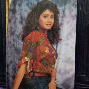 Sridevi * Vintage Bollywood Postcard * (BAP) (2192)