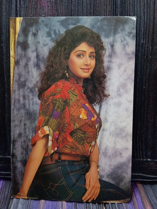 Sridevi * Vintage Bollywood Postcard * (BAP) (2192)