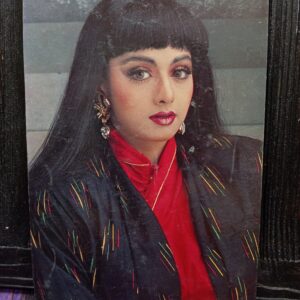 Sridevi * Vintage Bollywood Postcard * (BAP) (WN)