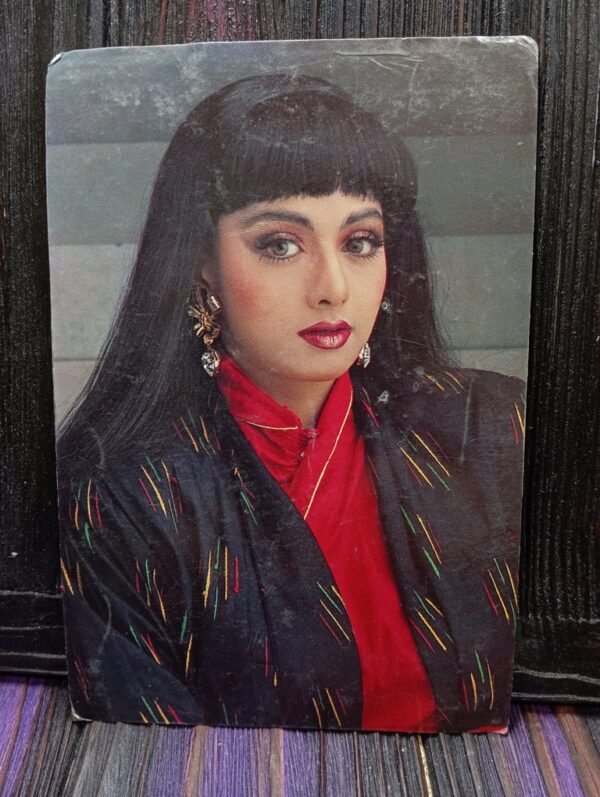 Sridevi * Vintage Bollywood Postcard * (BAP) (WN)