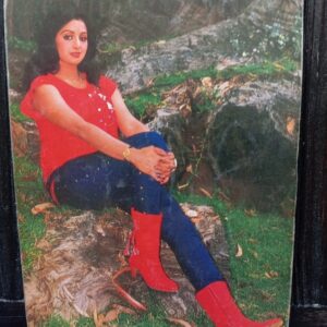 Sridevi * Vintage Bollywood Postcard * (RC) (PC-656)