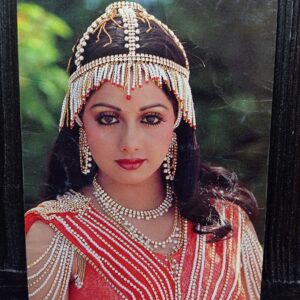 Sridevi * Vintage Bollywood Postcard * (BAP) (1021)