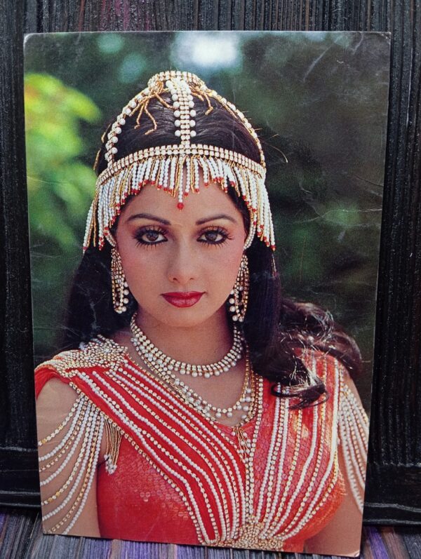 Sridevi * Vintage Bollywood Postcard * (BAP) (1021)