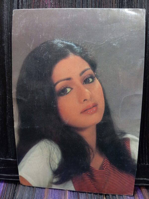 Sridevi * Vintage Bollywood Postcard * (WN) (WN)