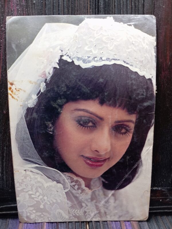 Sridevi * Vintage Bollywood Postcard * (BAP) (1174)