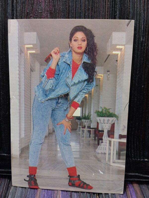 Sridevi * Vintage Bollywood Postcard * (RC) (PC-918)