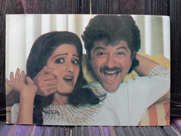 Sridevi Anil Kapoor * Vintage Bollywood Postcard * (WN) (WN)
