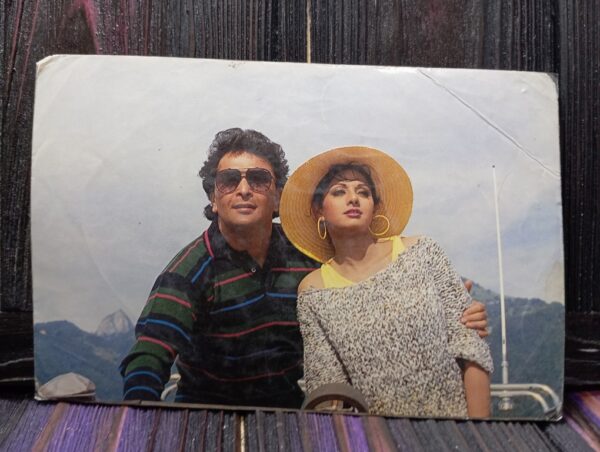 Sridevi Rishi Kapoor * Vintage Bollywood Postcard * (RC) (PC-1029)