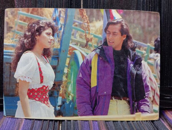 Sridevi Salman Khan * Vintage Bollywood Postcard * (RS) (PC-1900)