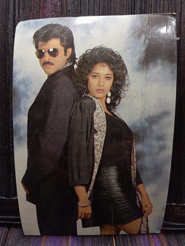 Madhuri Dixit Anil Kapoor * Vintage Bollywood Postcard * (Ruby) (678)