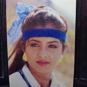 Divya Bharati* Vintage Bollywood Postcard * (PS) (PC-1821)