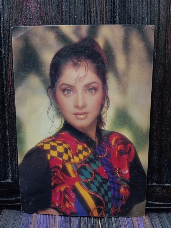 Divya Bharati* Vintage Bollywood Postcard * (PS) (PC-1728)