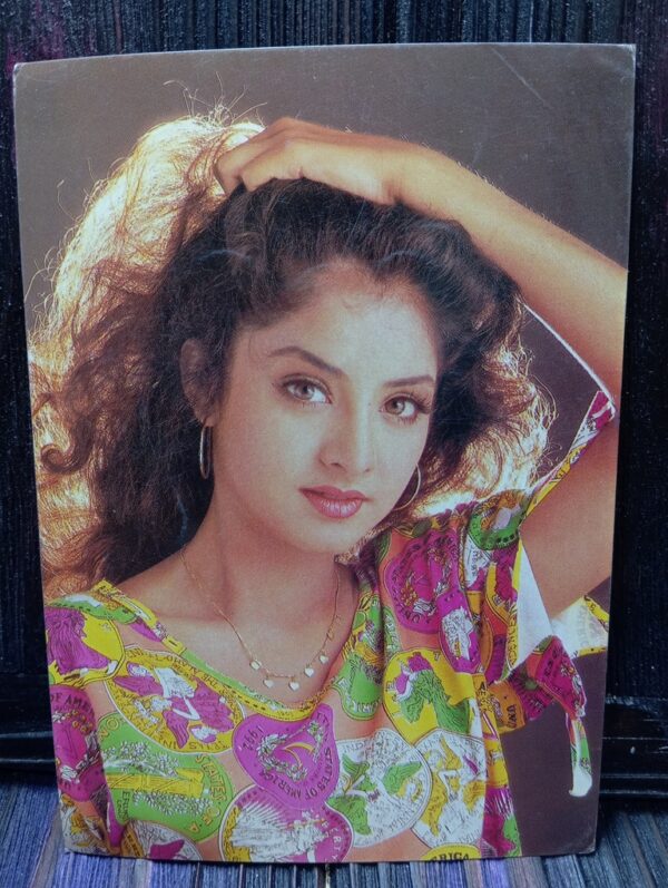Divya Bharati* Vintage Bollywood Postcard * (PS) (PC-1748)