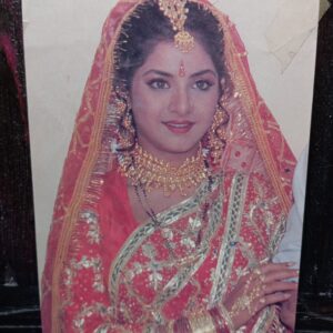 Divya Bharati* Vintage Bollywood Postcard * (PC) (WN)