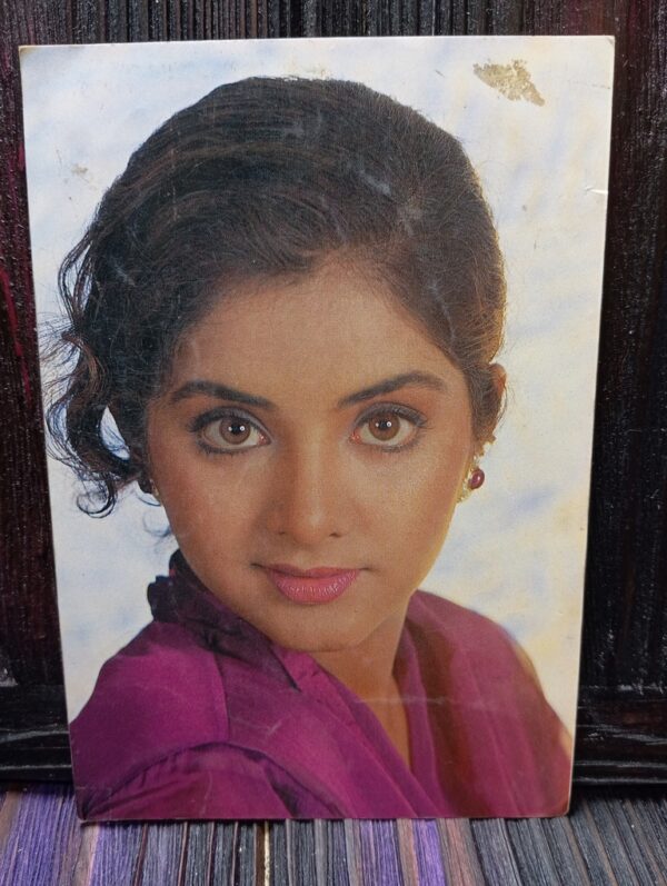 Divya Bharati* Vintage Bollywood Postcard * (PS) (PC-1791)