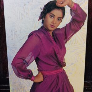 Divya Bharati* Vintage Bollywood Postcard * (PS) (PC-1709)