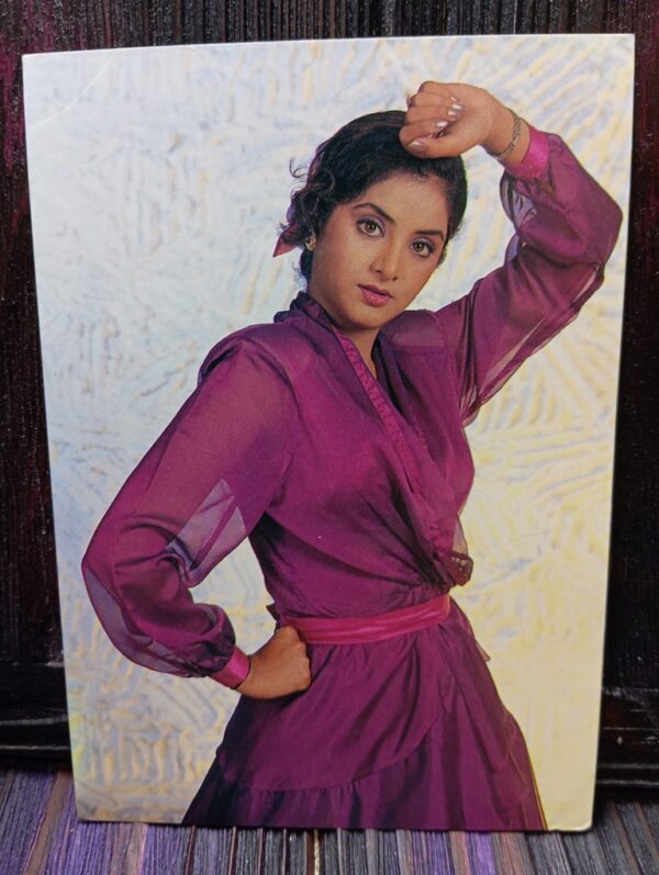 Divya Bharati* Vintage Bollywood Postcard * (PS) (PC-1709)