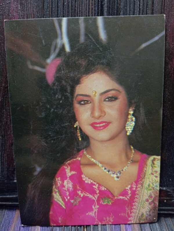Divya Bharati* Vintage Bollywood Postcard * (PS) (PC-1822)