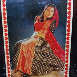 Divya Bharati* Vintage Bollywood Postcard * (Jain) (4876)